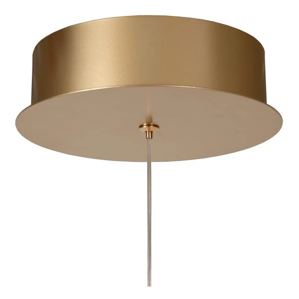 Lucide Premium LAMBADA - Pendant light - LED Dim. - 1x33W 2700K/3200K - Matt Gold / Brass - detail 3